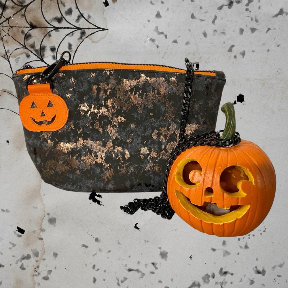 Pumpkin Themed Crossbody Bag
